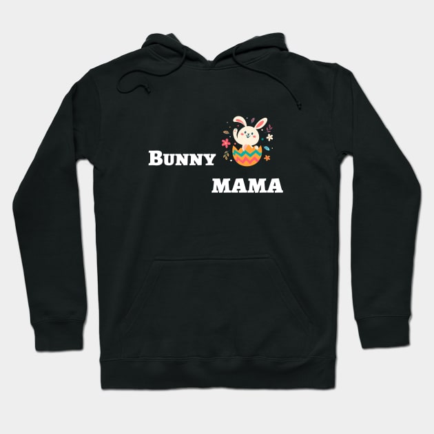 Bunny mama Hoodie by Laddawanshop